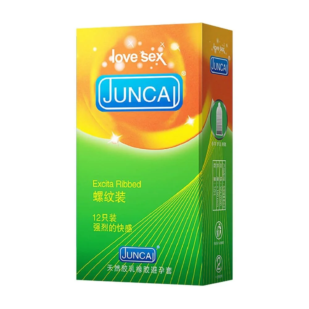 Bao cao su Juncai Excita Ribbed gân sọc tăng cảm giác phê 