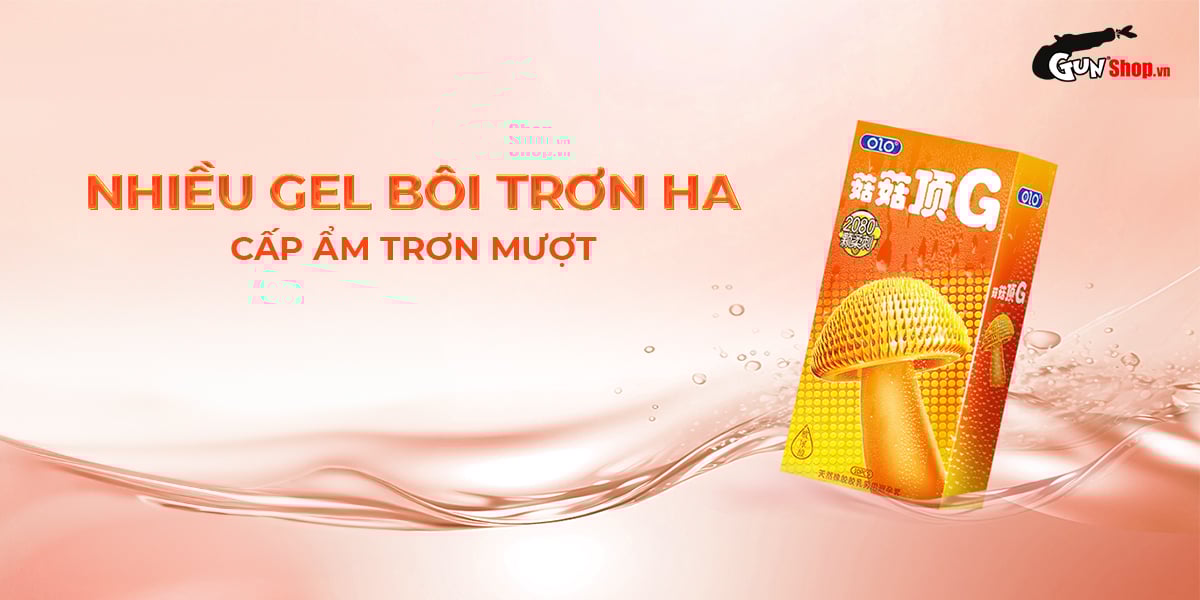 Bao cao su OLO Spike G 2080 gai mềm kích thích - Hộp 10