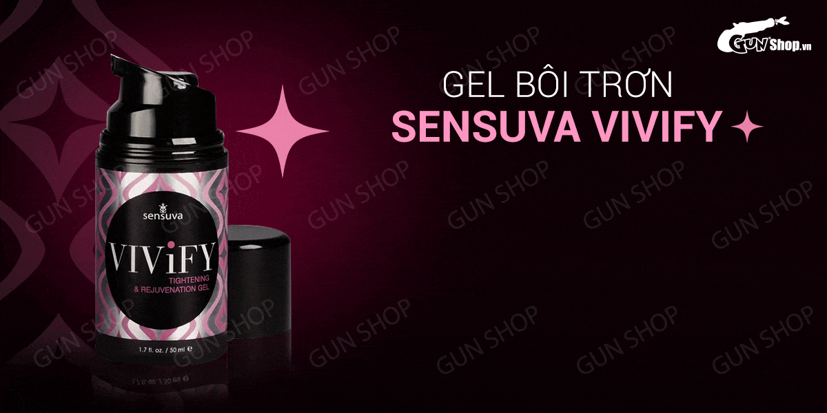 Gel bôi trơn Sensuva Vivify se khít âm đạo tăng khoái cảm 50ml Gel bôi trơn Sensuva Vivify se khít âm đạo tăng khoái cảm 50ml