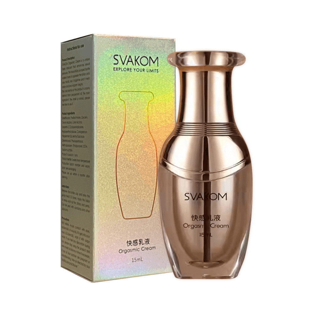 Gel bôi trơn Svakom Orgasmic Cream 15ml tăng khoái cảm an toàn thiên nhiên 