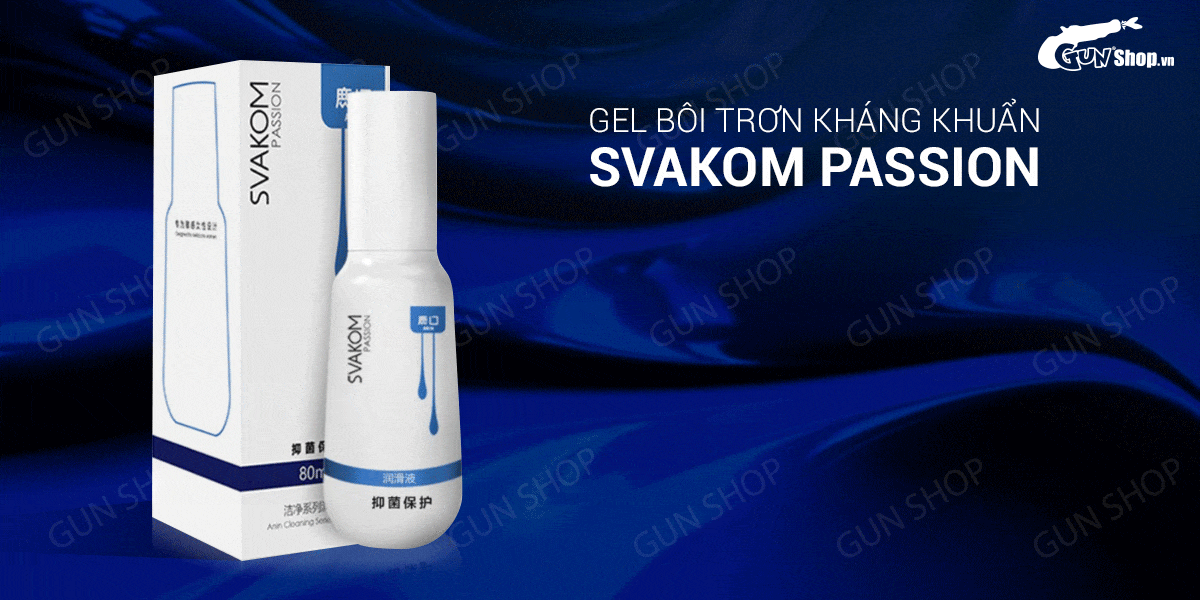 Gel bôi trơn Svakom Passion kháng khuẩn dưỡng ẩm vùng kín 80ml Gel bôi trơn Svakom Passion kháng khuẩn dưỡng ẩm vùng kín 80ml