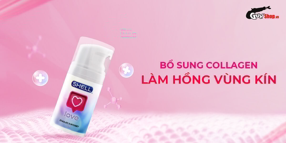 Gel Shell Love Pink 50ml tăng khoái cảm se khít âm đạo hiệu quả