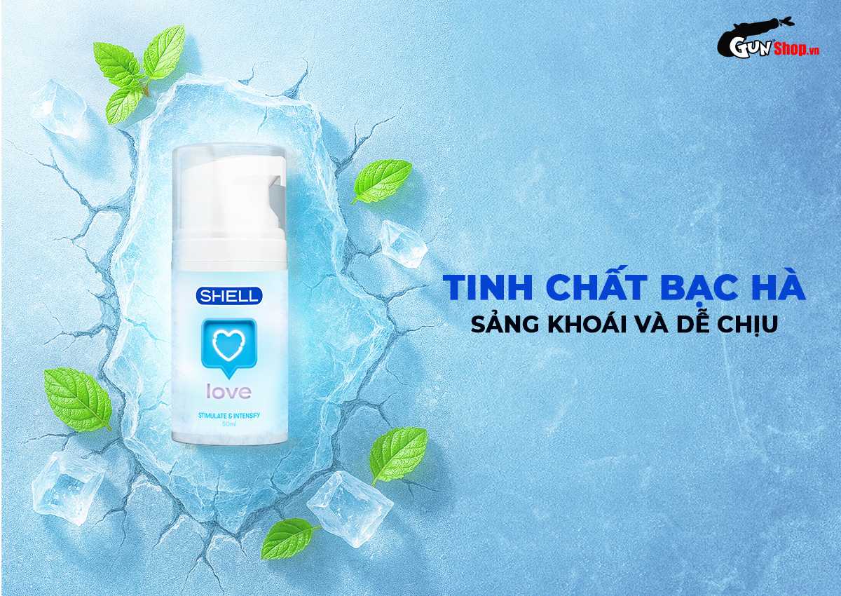 Gel Se Khít Âm Đạo Shell Love Blue Tăng Khoái Cảm 50ml