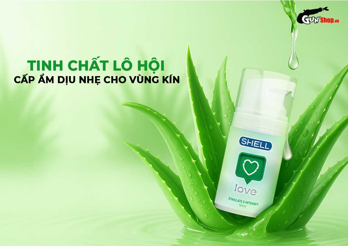Shop bán Gel bôi trơn se khít âm đạo và tăng khoái cảm nữ Shell Love Green - Chai 50ml hàng mới về Shop bán Gel bôi trơn se khít âm đạo và tăng khoái cảm nữ Shell Love Green - Chai 50ml hàng mới về
