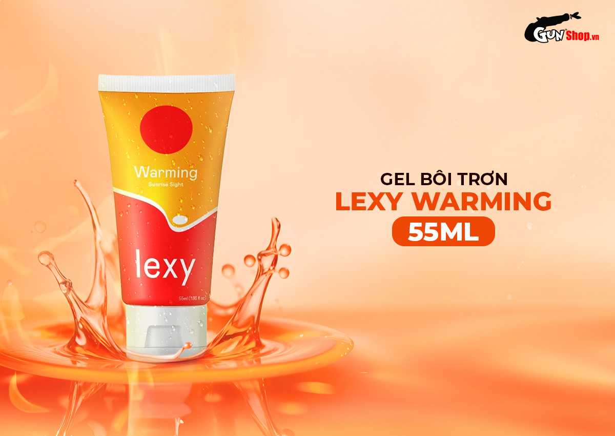 Gel bôi trơn ấm nóng Lexy Warming 55ml tạo cảm giác dịu nhẹ