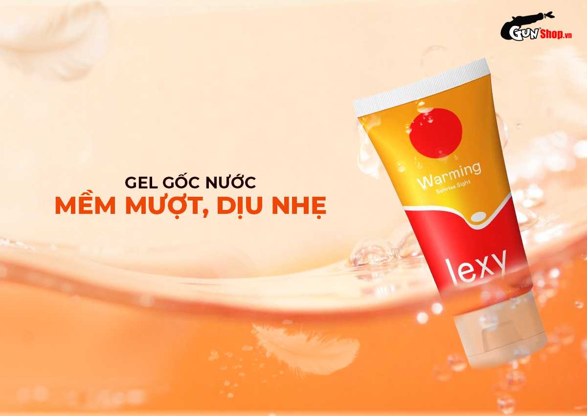 Gel bôi trơn ấm nóng Lexy Warming 55ml tạo cảm giác dịu nhẹ