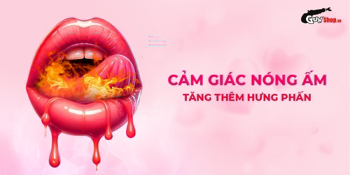 Nước tình yêu BJ ấm nóng hương dâu Xun Z Lan Kiss Hot 10ml siêu kích thích