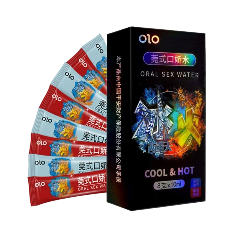  Bảng giá Nước tình yêu BJ băng lửa OLO Oral Sex Water Cool & Hot - Hộp 4 cặp  giá sỉ 