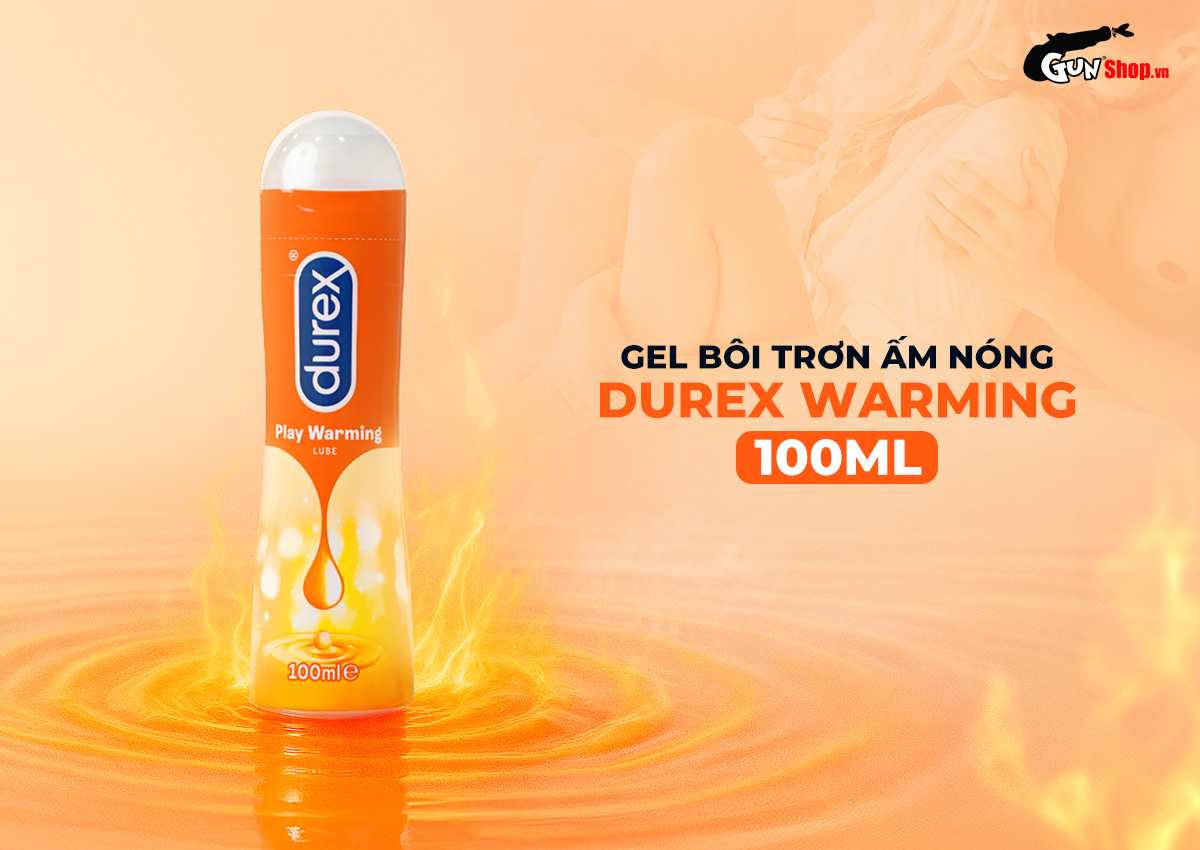 Gel bôi trơn Durex Warming ấm nóng 100ml tăng khoái cảm, an toàn Gel bôi trơn Durex Warming ấm nóng 100ml tăng khoái cảm, an toàn