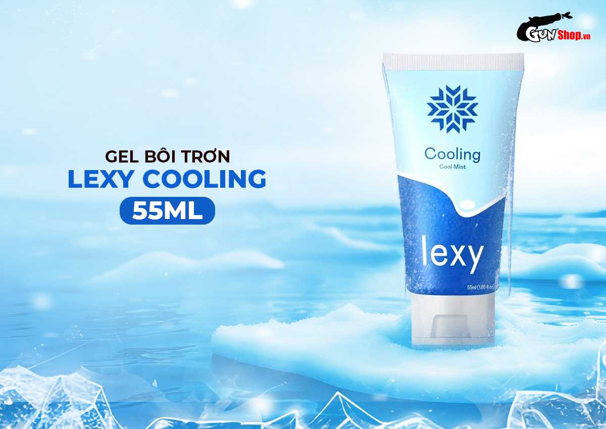 Gel bôi trơn bạc hà Lexy Cooling mát lạnh an toàn 55ml