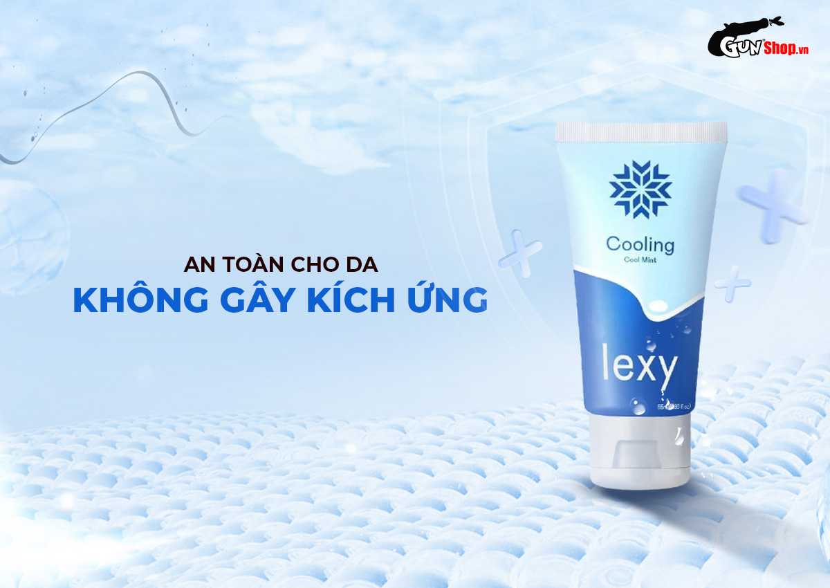 Gel bôi trơn bạc hà Lexy Cooling mát lạnh an toàn 55ml