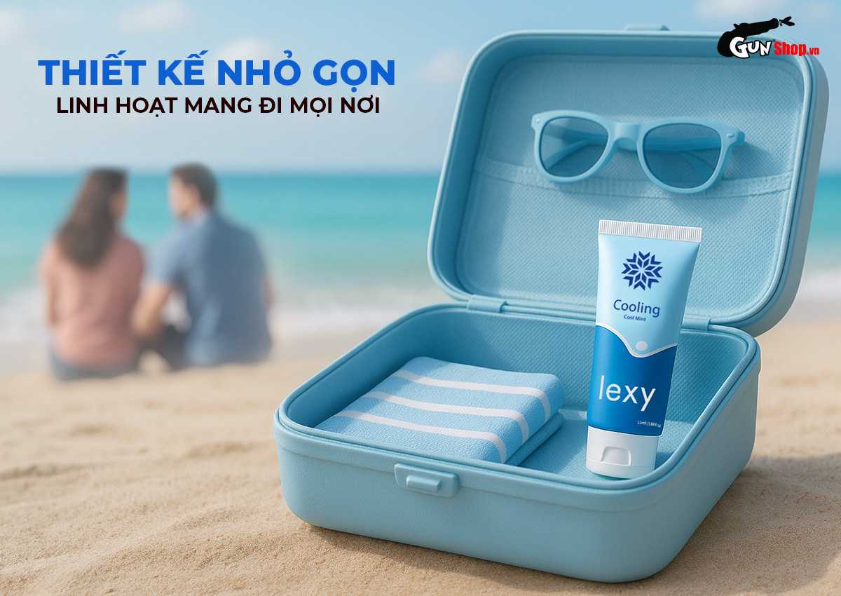 Gel bôi trơn bạc hà Lexy Cooling mát lạnh an toàn 55ml