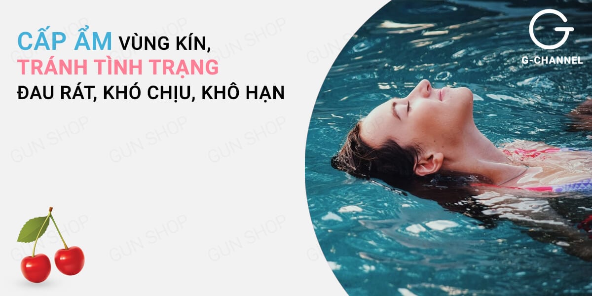 Gel bôi trơn Hot Kiss hương cherry 100ml tăng khoái cảm quyến rũ