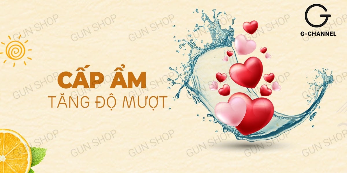 Gel bôi trơn hương chanh Silk Touch 100ml kích thích dễ chịu