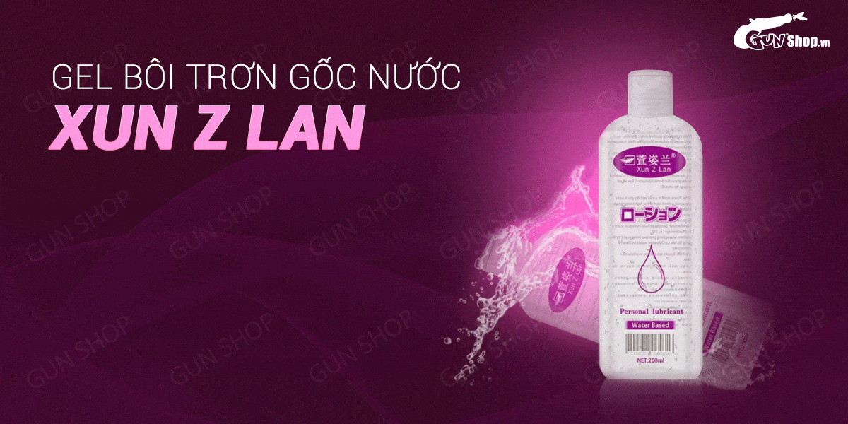 Gel bôi trơn Xun Z Lan 200ml - Bôi trơn vượt trội - Hàng chính hãng