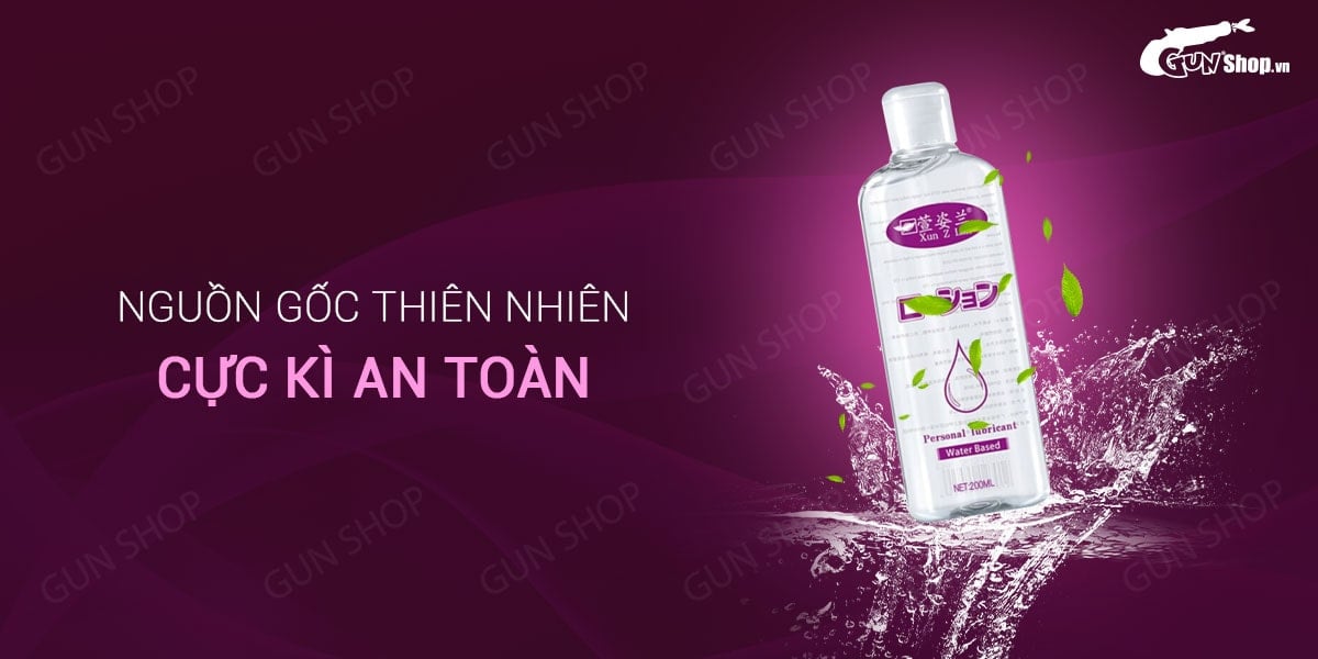 Gel bôi trơn Xun Z Lan 200ml - Bôi trơn vượt trội - Hàng chính hãng