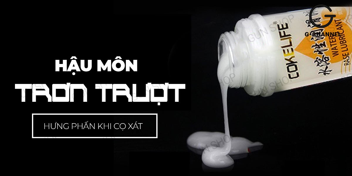 Gel bôi trơn tinh trùng Cokelife 300ml trơn mượt quan hệ gay