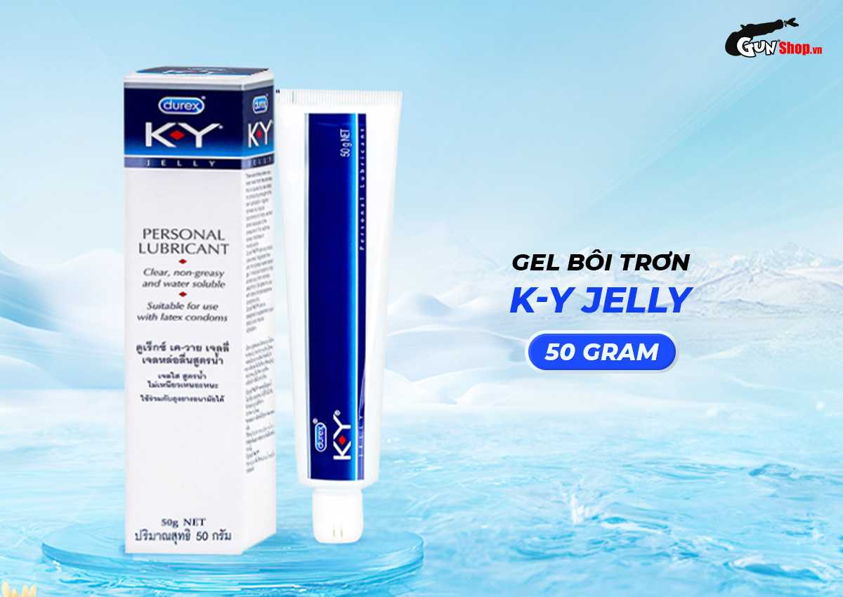 Gel bôi trơn Durex K-Y Jelly 50gr an toàn mượt mà kích thích Gel bôi trơn Durex K-Y Jelly 50gr an toàn mượt mà kích thích