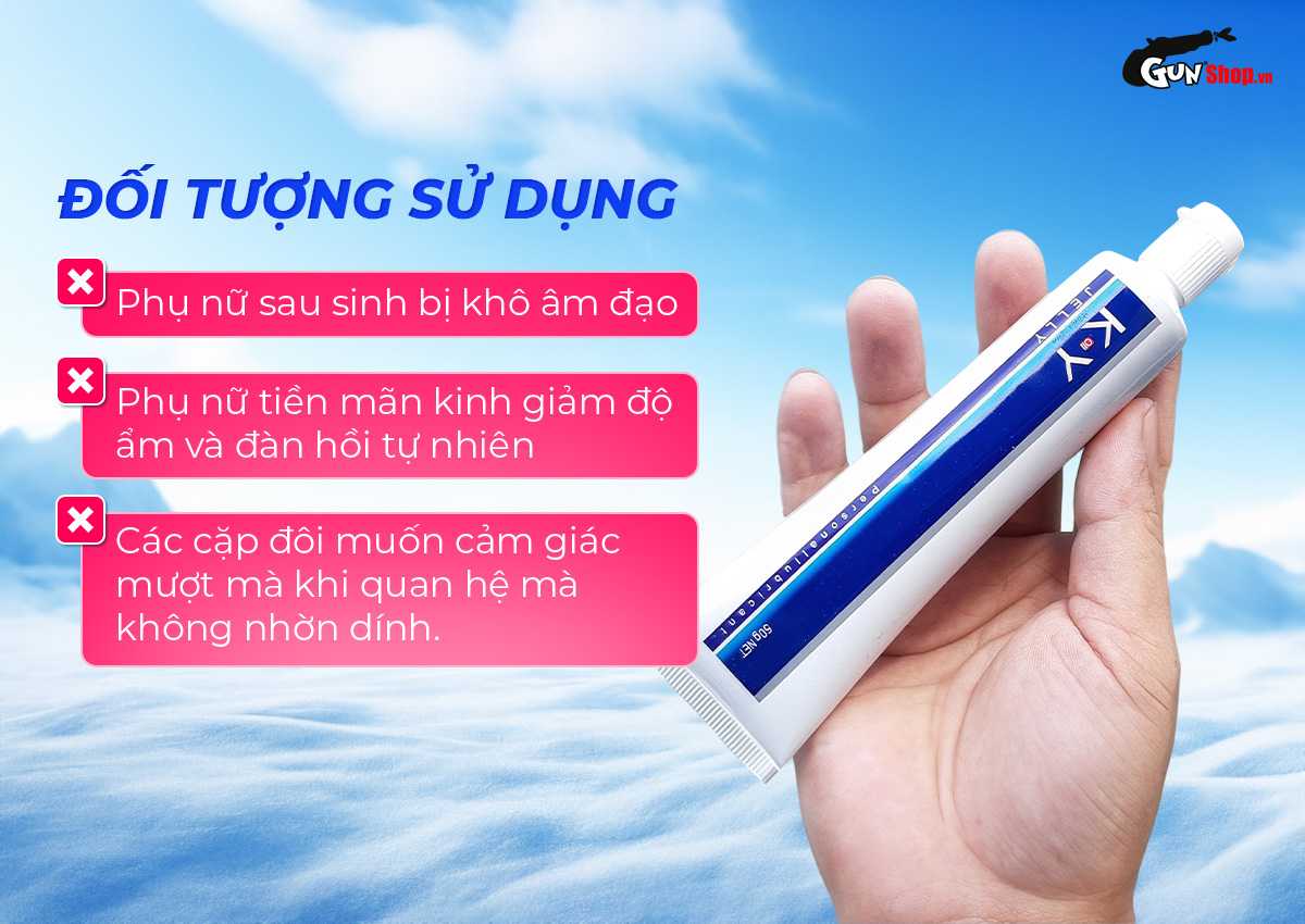 Gel bôi trơn Durex K-Y Jelly 50gr an toàn mượt mà kích thích Gel bôi trơn Durex K-Y Jelly 50gr an toàn mượt mà kích thích