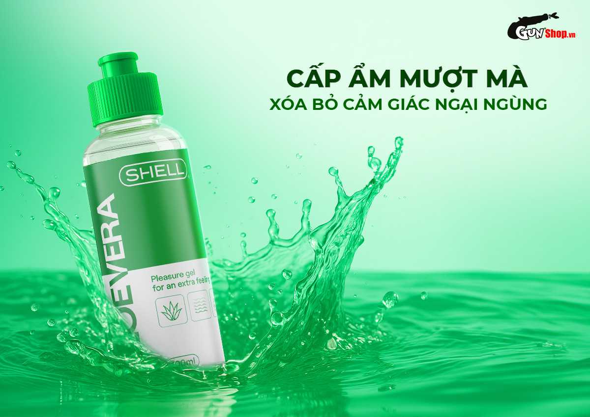  Nhập sỉ Gel bôi trơn tinh chất lô hội Shell Aloe Vera - Chai 100ml hàng xách tay