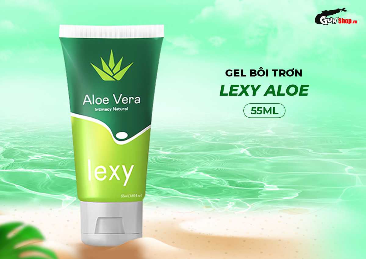 Gel bôi trơn Lexy Aloe 55ml dịu nhẹ dưỡng ẩm tăng khoái cảm