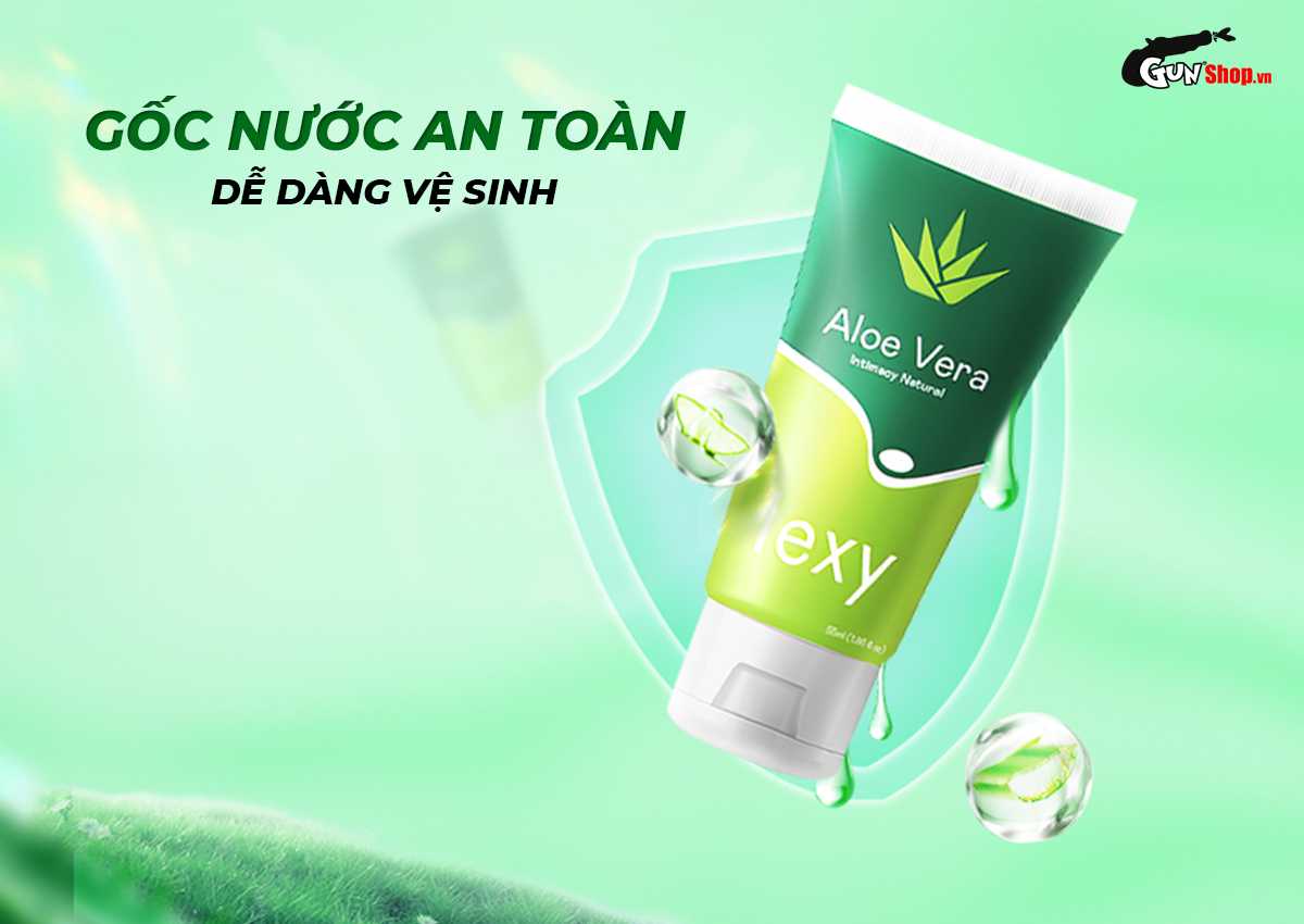  Đại lý Gel bôi trơn tinh chất lô hội Lexy Aloe - Chai 55ml hàng mới về