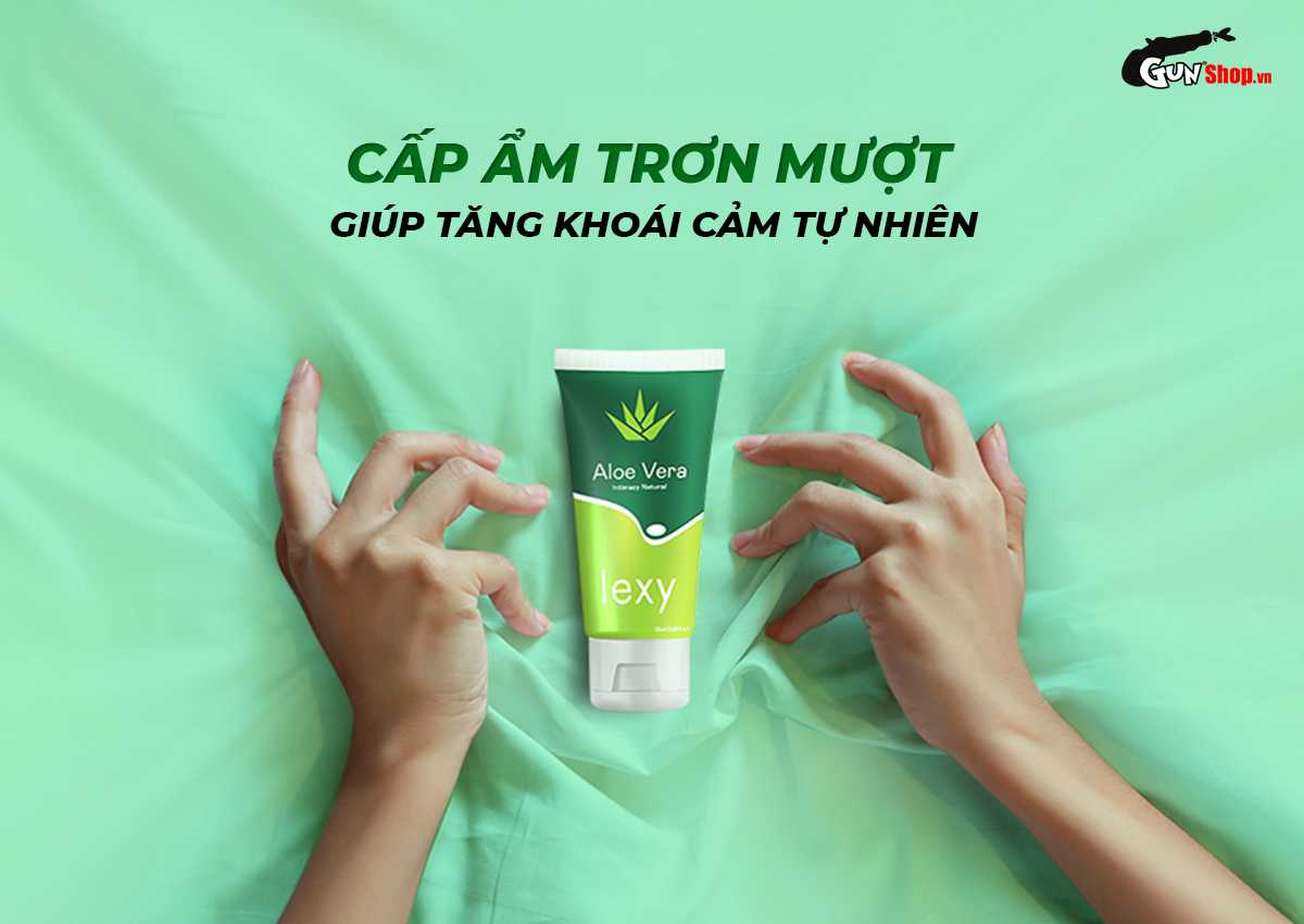  Đại lý Gel bôi trơn tinh chất lô hội Lexy Aloe - Chai 55ml hàng mới về
