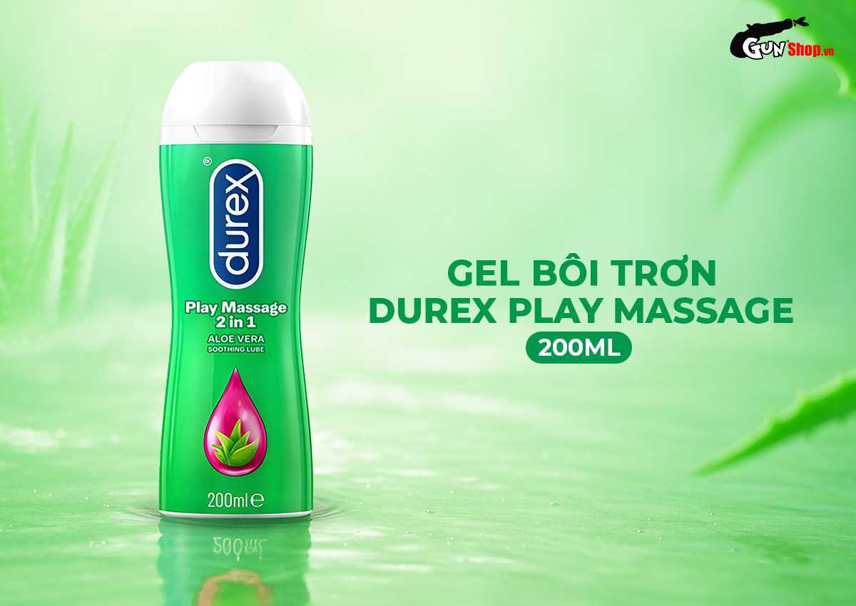 Gel bôi trơn Durex Play 2 in 1 Massage 200ml Kích Thích Mua Ngay