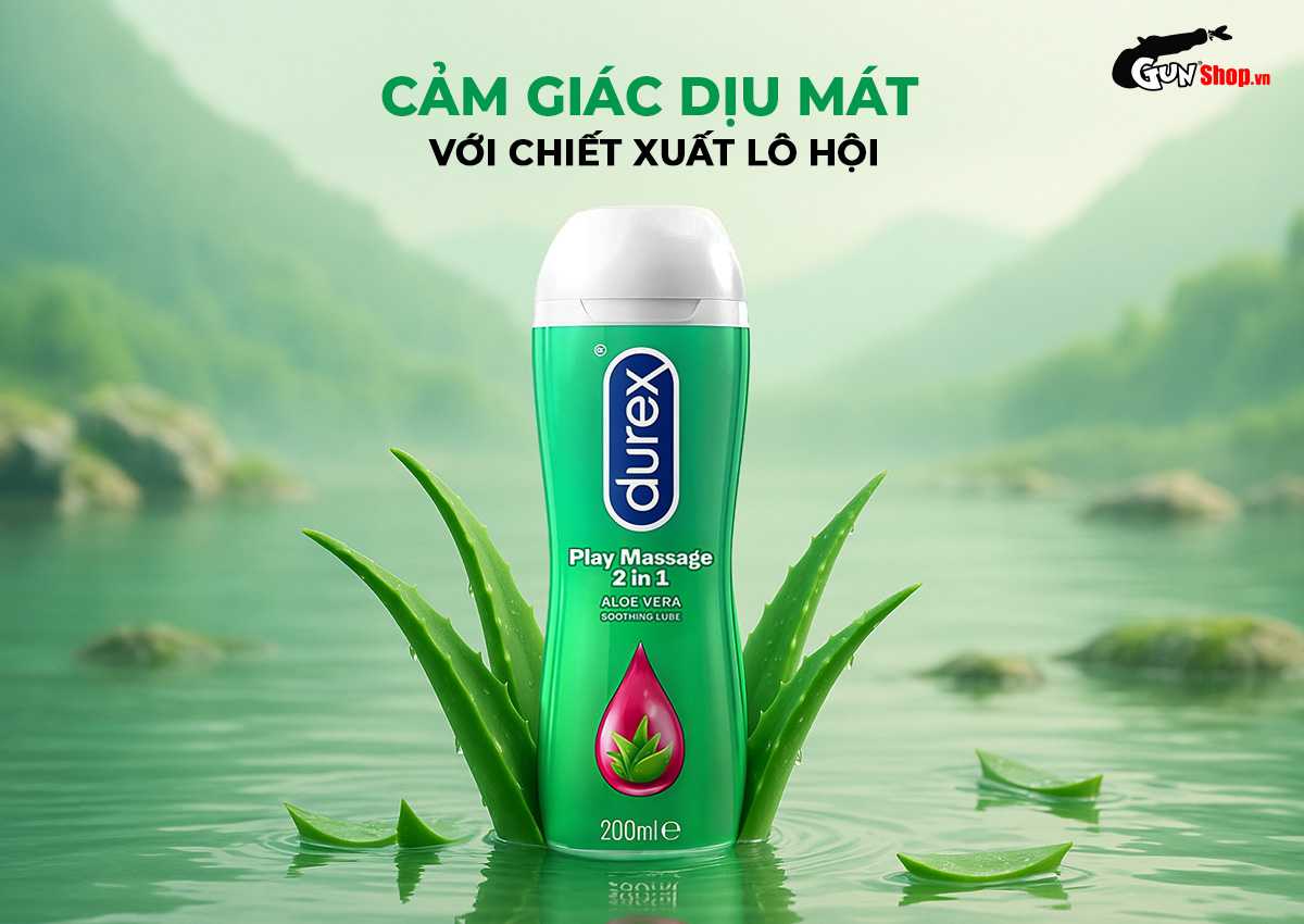 Gel Bôi Trơn Durex Play 2 in 1 Massage Tạo Cảm Giác Mượt Mà Dịu Êm