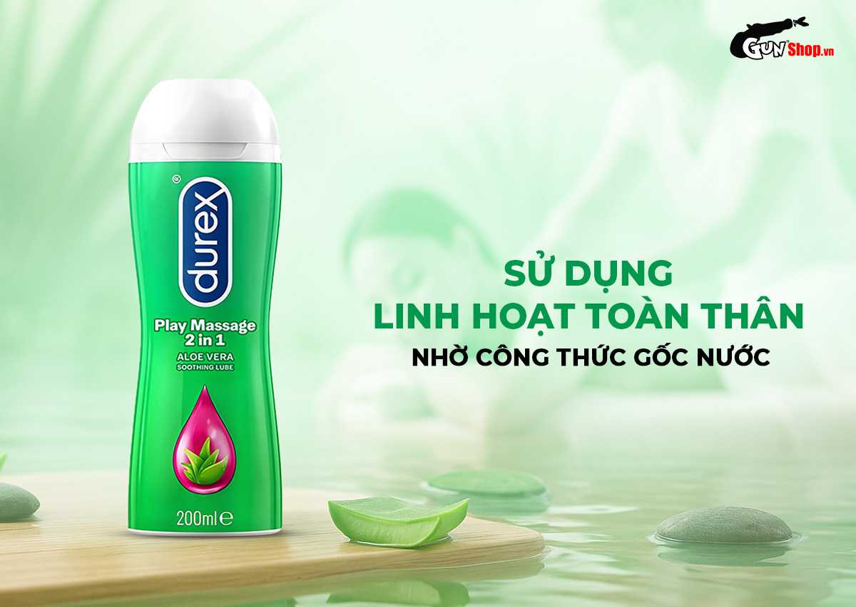 Gel Bôi Trơn Durex Play 2 in 1 Massage Tạo Cảm Giác Mượt Mà Dịu Êm