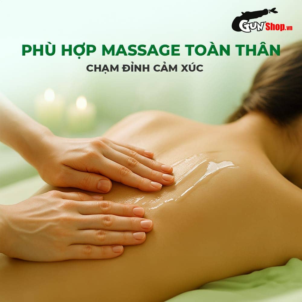 Gel bôi trơn Shell Play 2in1 Aloe Vera 200ml massage dịu nhẹ