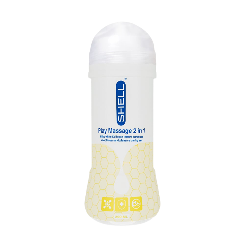  Giá sỉ Gel bôi trơn Shell Play Massage 2 in 1 Collagen - Chai 200ml giá rẻ 