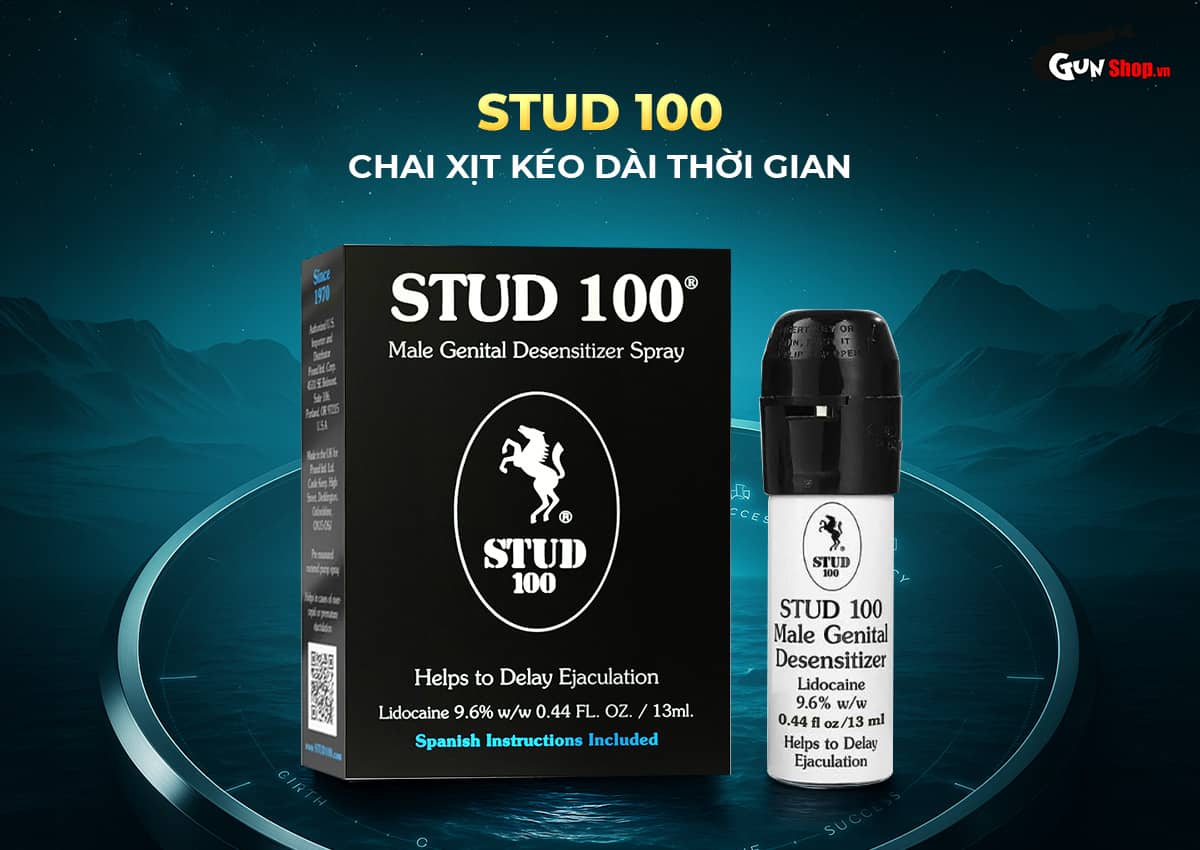 Chai xịt Stud 100 kéo dài thời gian quan hệ chống xuất tinh sớm