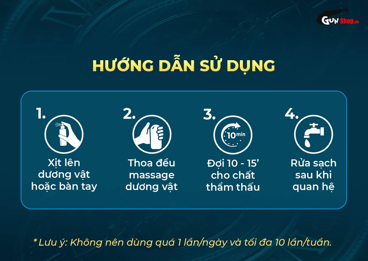 Chai xịt Stud 100 kéo dài thời gian quan hệ chống xuất tinh sớm