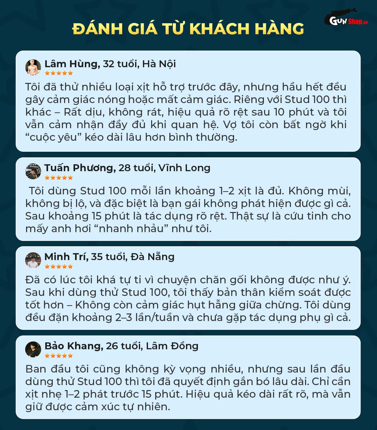 Chai xịt Stud 100 kéo dài thời gian quan hệ chống xuất tinh sớm