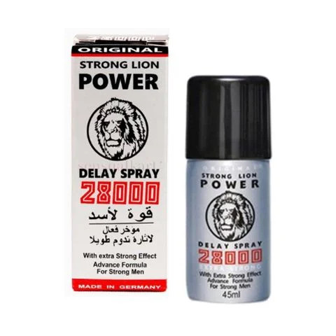 Chai xịt Power Strong Lion 28000 kéo dài cuộc yêu dung tích 45ml 