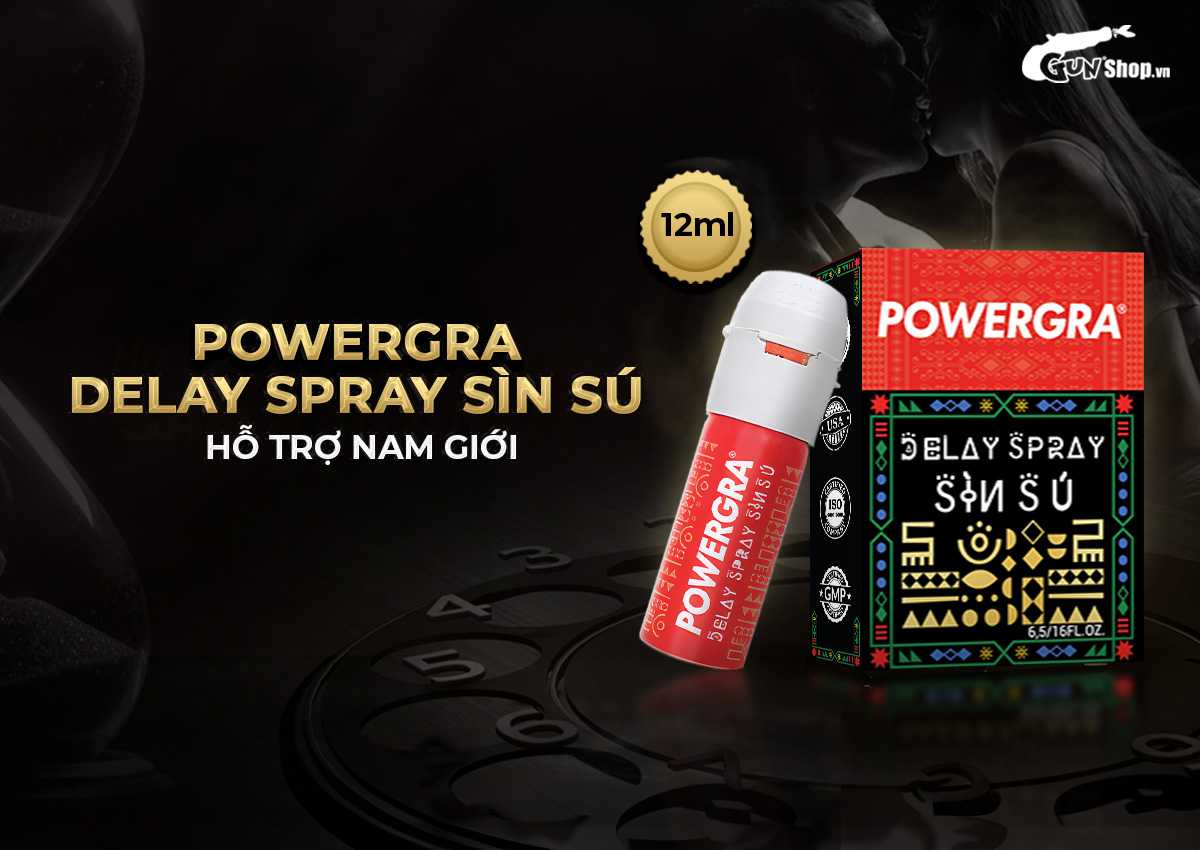 Powergra Delay Spray 12ml Long-Lasting Male Performance Boost