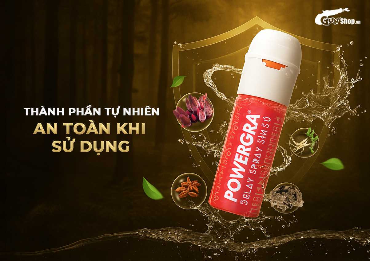  Địa chỉ bán Chai xịt Powergra Delay Spray Sìn Sú kéo dài thời gian - Chai 12ml chính hãng