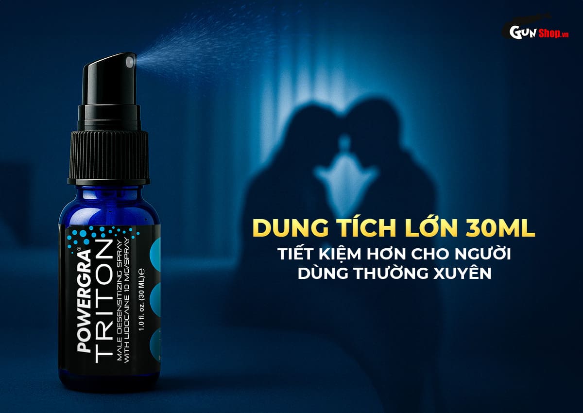  Review Chai xịt Powergra Triton kéo dài thời gian - Chai 30ml hàng mới về