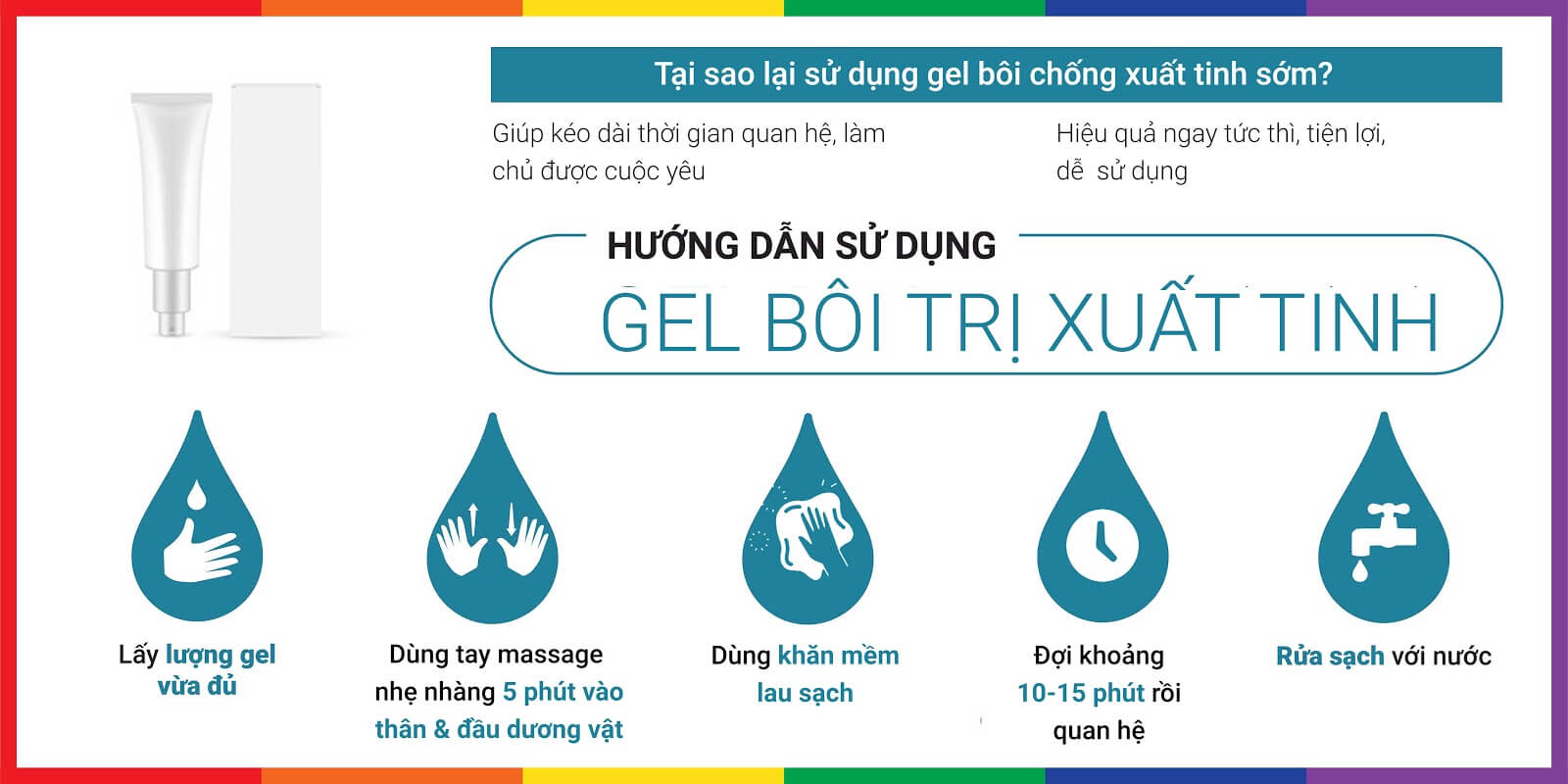 Gel bôi trơn Emla Cream 5% trị xuất tinh sớm giúp tăng cường sinh lý
