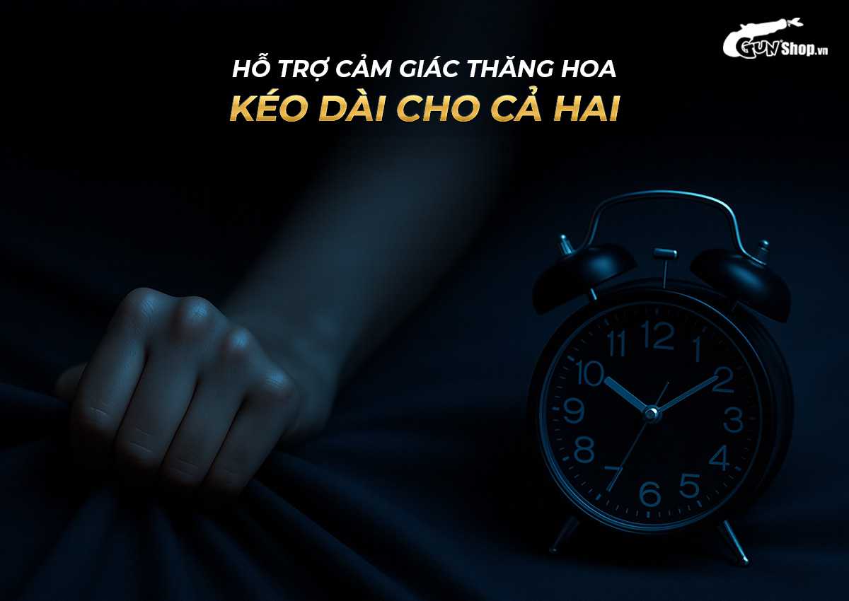 Khăn lau Powergra Delay kéo dài thời gian quan hệ hộp 10 cái tiện lợi