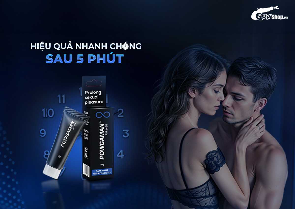 Gel Bôi Chống Xuất Tinh Sớm Powgaman Chiết Xuất Thảo Dược