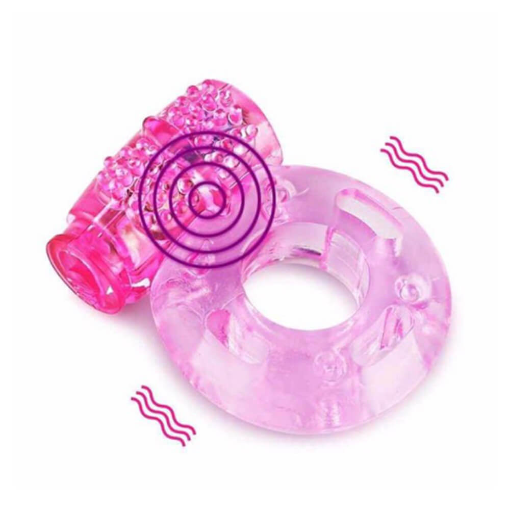 Vòng rung tăng khoái cảm Love silicon kích thích vùng nhạy cảm 