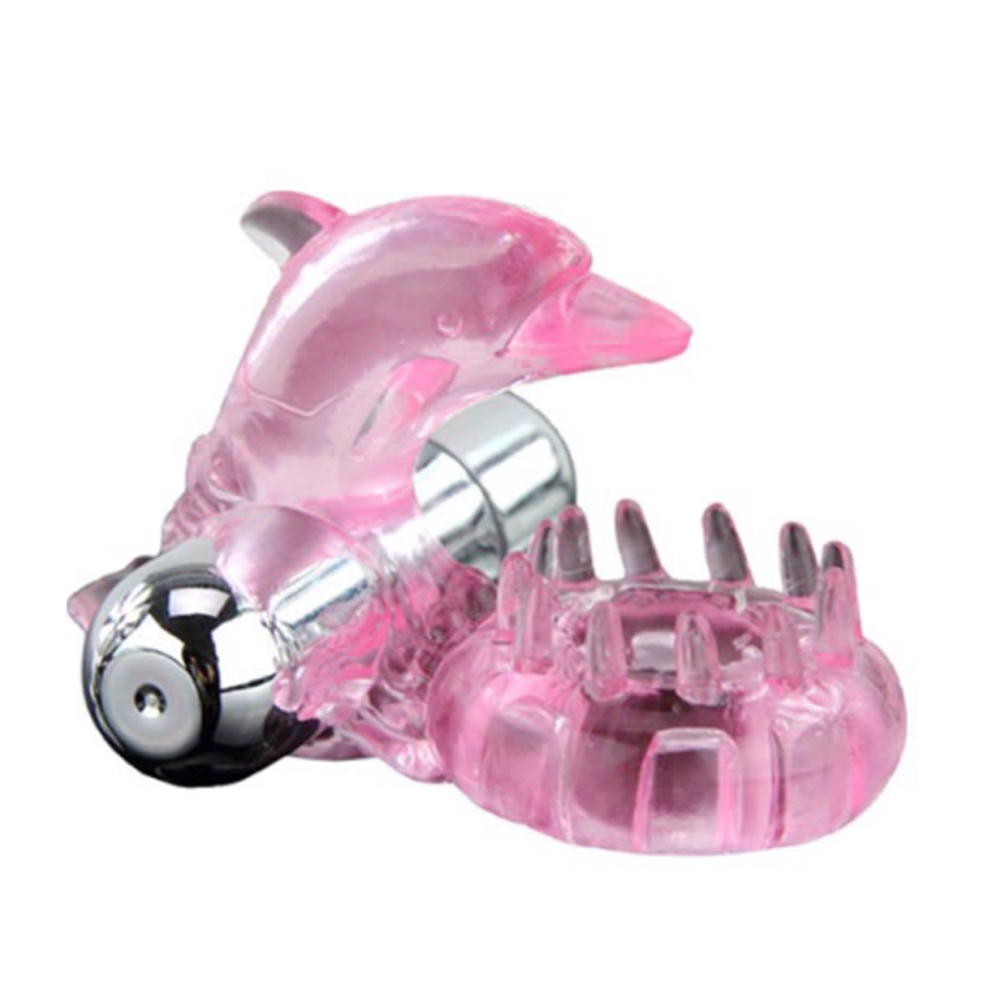 Vòng rung Baile Love Dolphin silicon gai mềm tăng khoái cảm 