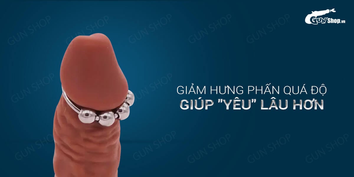 4-Ball Stainless Steel Adjustable Cock Ring