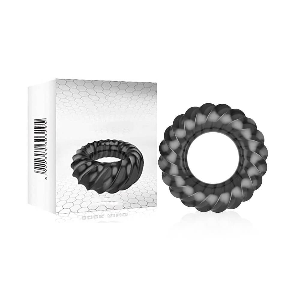 Vòng đeo dương vật Aichao Cock Ring đen tăng thời gian quan hệ 