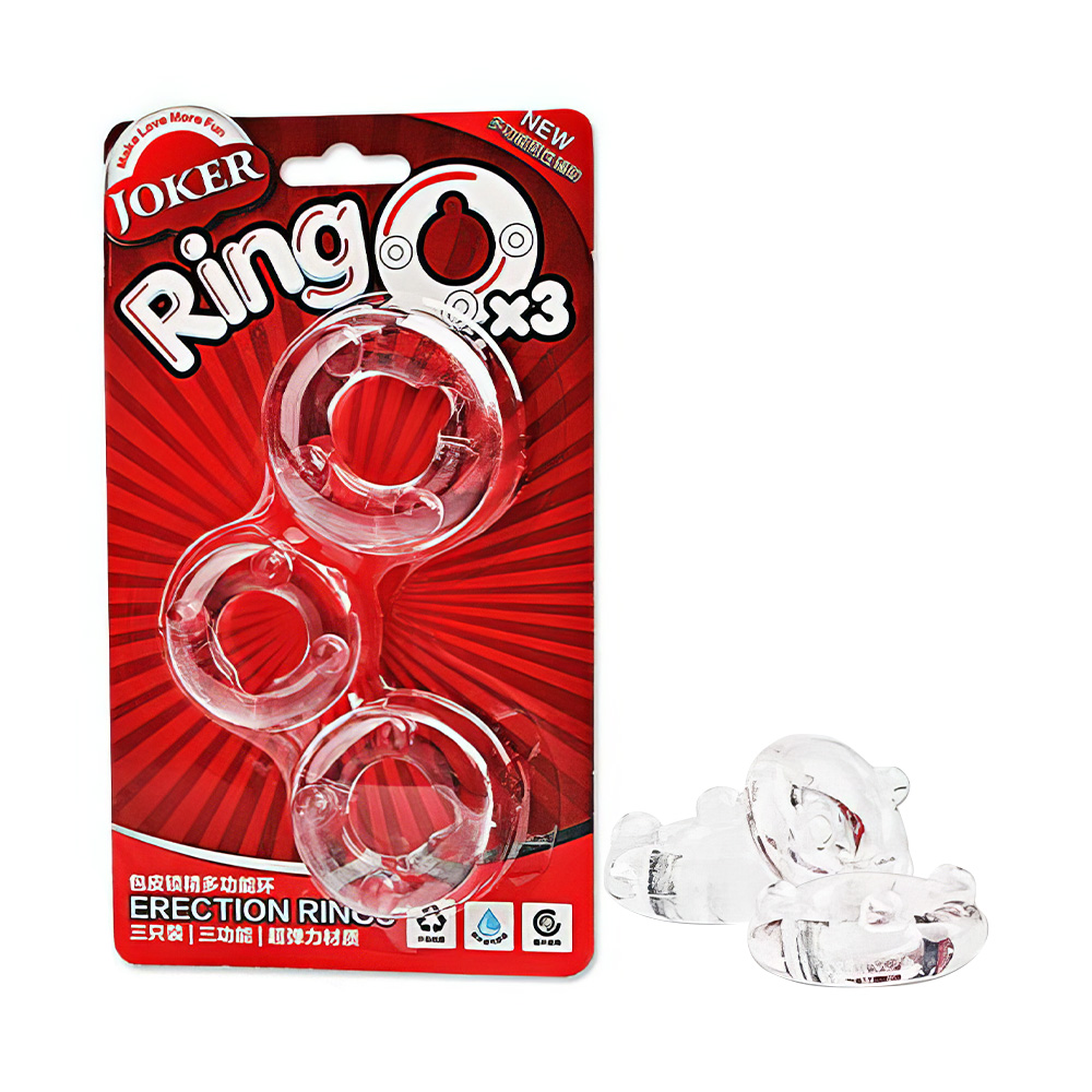 Vòng Đeo Kéo Dài Thời Gian Joker O Ringo X3 Trì Hoãn Xuất Tinh 