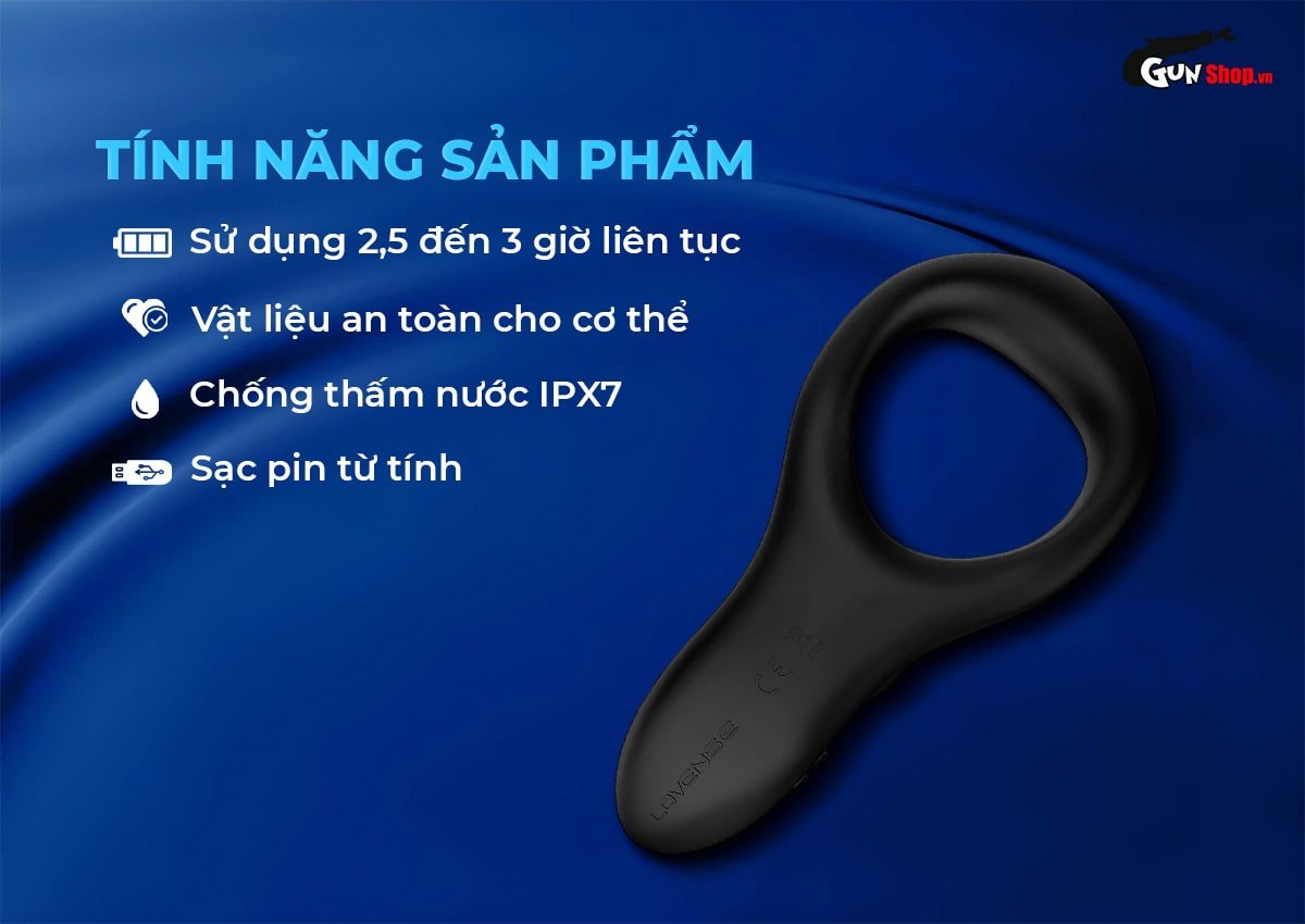 Vòng rung Lovense Diamo nâng tầm cực khoái cho phái mạnh