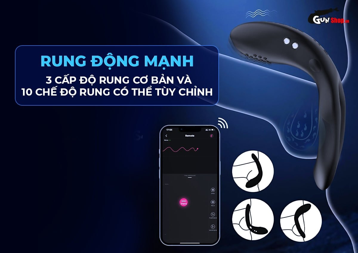 Vòng rung Lovense Diamo nâng tầm cực khoái cho phái mạnh