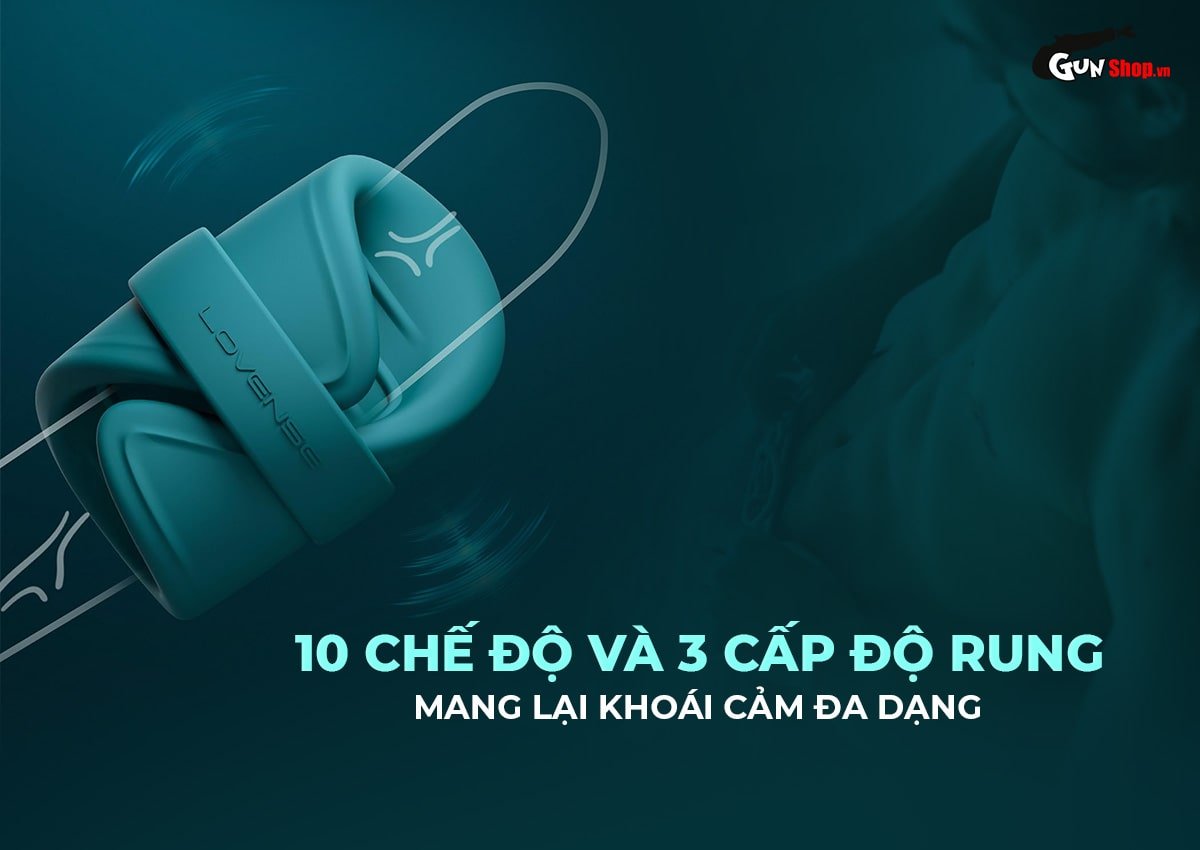 Vòng rung Lovense Gush tăng khoái cảm cực đỉnh, siêu phê